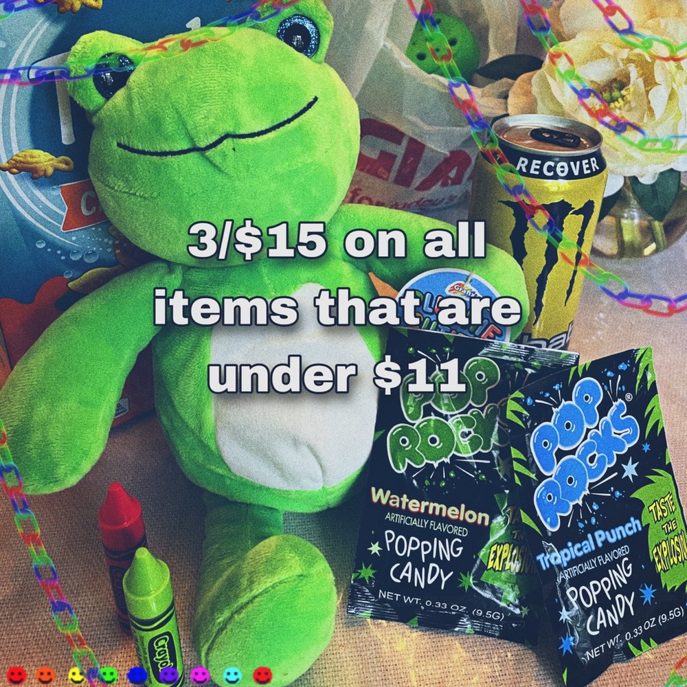 3/$15 Sale!!!!!✨🌈